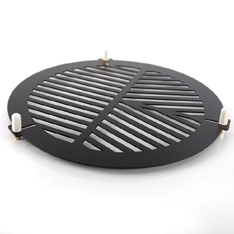 Leghe di Alluminio Maschera di Bahtinov Messa a Fuoco Piastra a Spina di Pesce 60/80/100/140/200/270mm Accessori Astronomici Piastra Metallica a Spina di Pesce