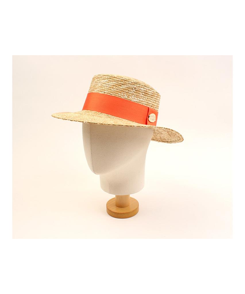 Yunibeosyeolkemiseuteuli Kangkang Orange Line Panama Hat Panama Hat