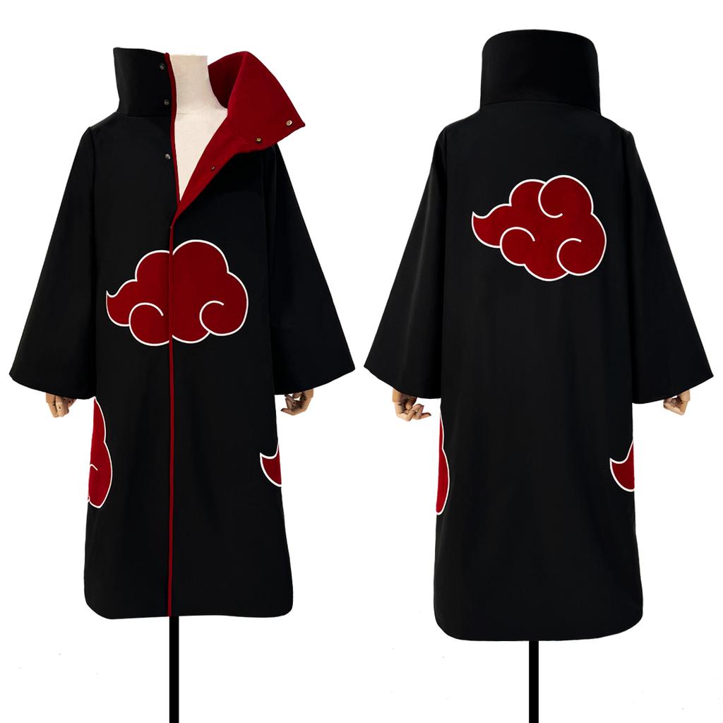 HOLOUN Anime Uchiha Itachi Uchiha Sasuke Cosplay Kostým Výšivka Plášť Tým Jestřáb Pain Konan Sasori Halloween Vánoce S-2XL
