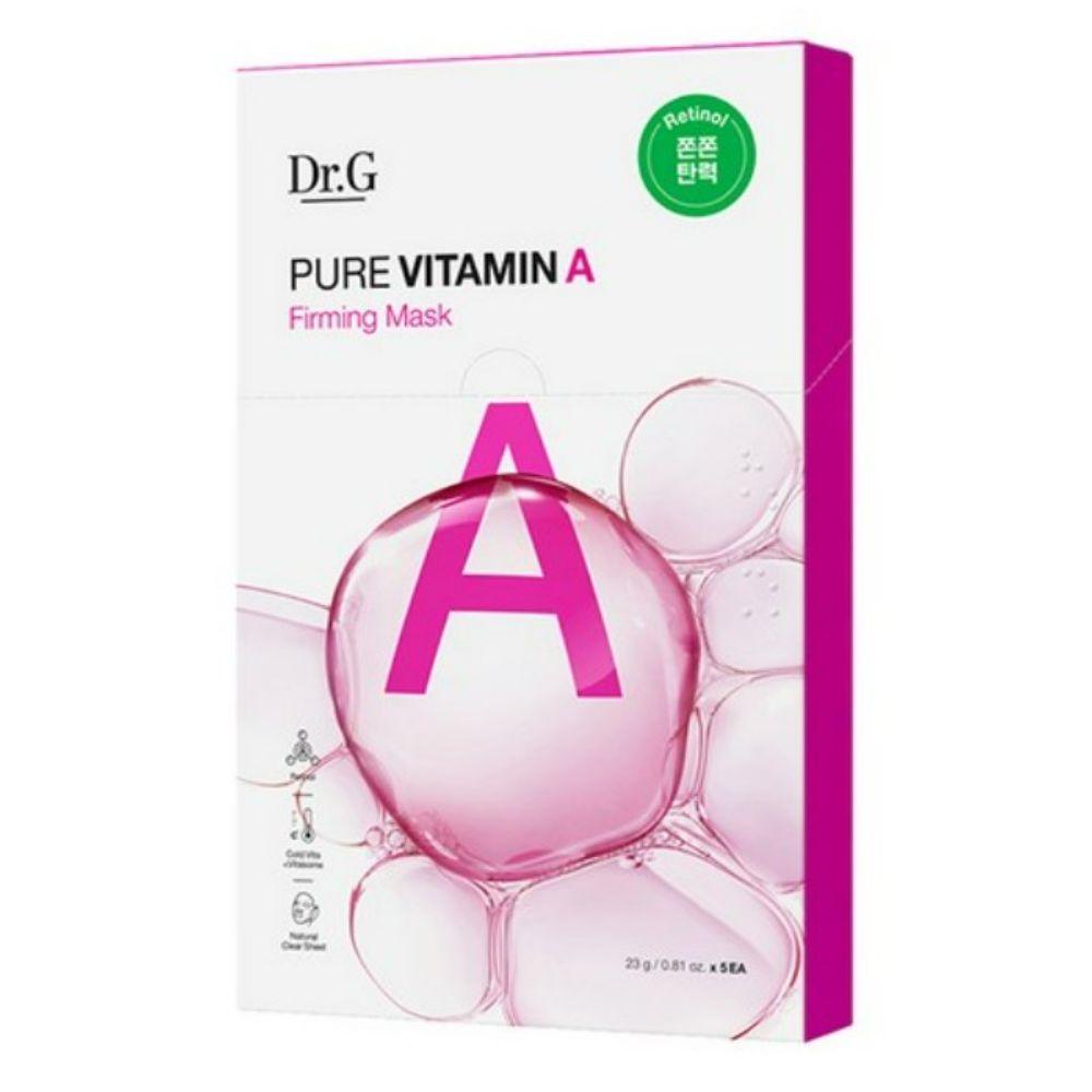 Dr.G Pure Vitamin A Firming Mask Pack Anti-Aging & Skin Elasticity Boost Sheet Mask 23g x 5pcs