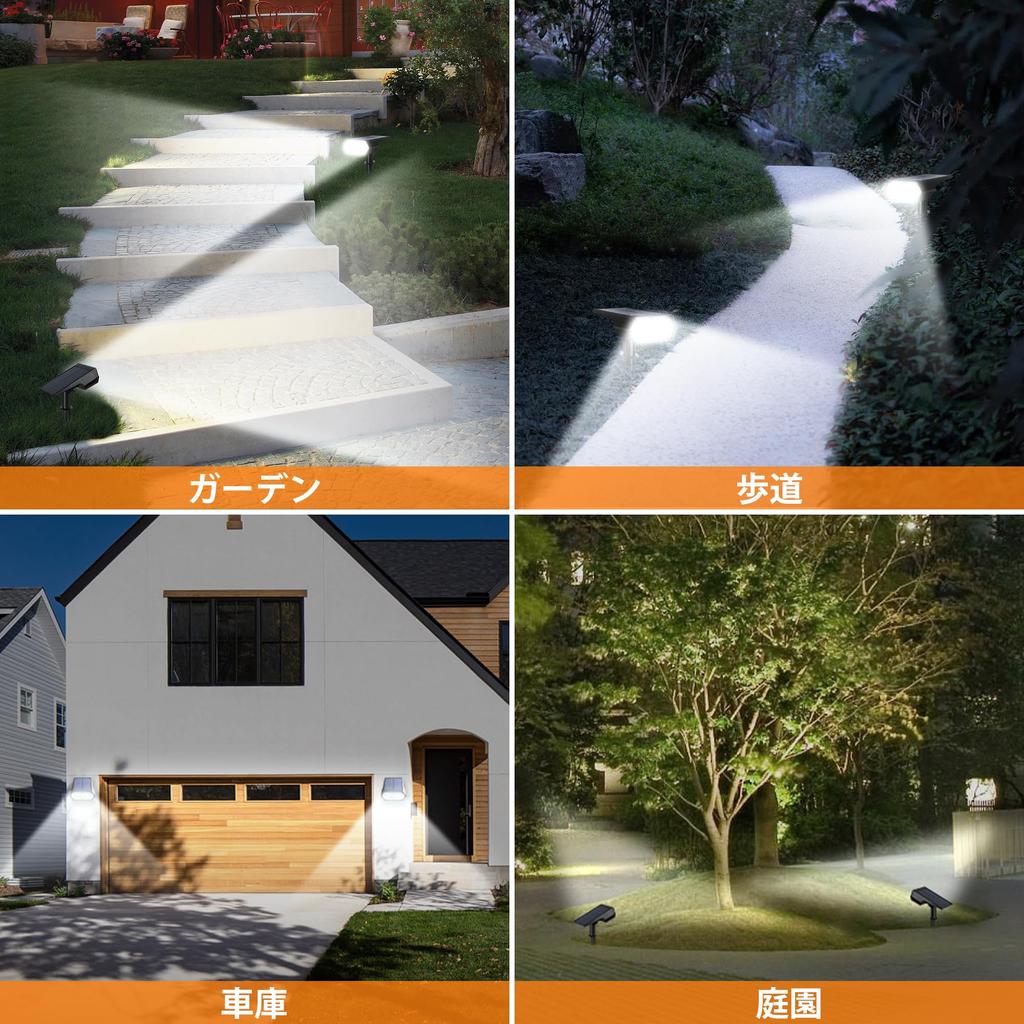 Solar Outdoor Motion Sensor Garden 42 Daylight Security and Disaster IP65 Lighting for Parking Set of 2 Light, Light, Spotlight, Illumination,