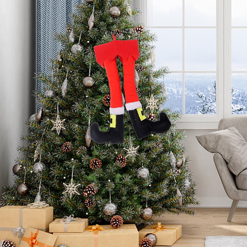 Car Decoration Santa Leg Pendant