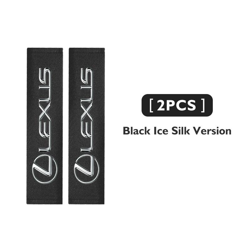 YOM1 For Lexus 1/2pcs Car Safety Belt Shoulder Cover Pads Interior Decoration CT ES GS NX IS250 RX350 IS200 LX570 UX250h CT200h
