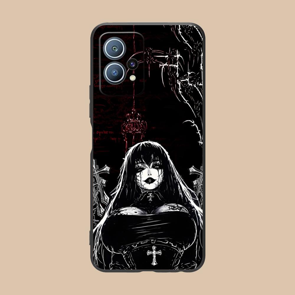 Terror Gothic Art Mobile Phone Case for Huawei P60 P50 P40 P30 P20 P10 P9 P8 Pro Lite Plus Colorful Printing Cover Cover Pretty