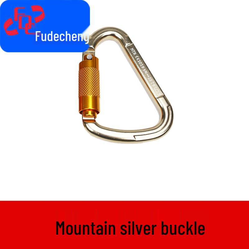 Fudecheng Auto-Locking D-Ring Climbing Carabiner