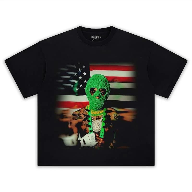 Rapper YoungBoy Never Broke Again Mens TShirt HipHop Vintage HighQuality Cotton Loose Short Sleeve Women And Men Tshirts