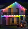 Outdoor Waterproof 220V RGB LED Strip Light with Remote & App Control for Eaves Decoration
