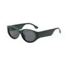 Stylish Streetwear Black Sunglasses With Uv Protection For Casual And Sports Use