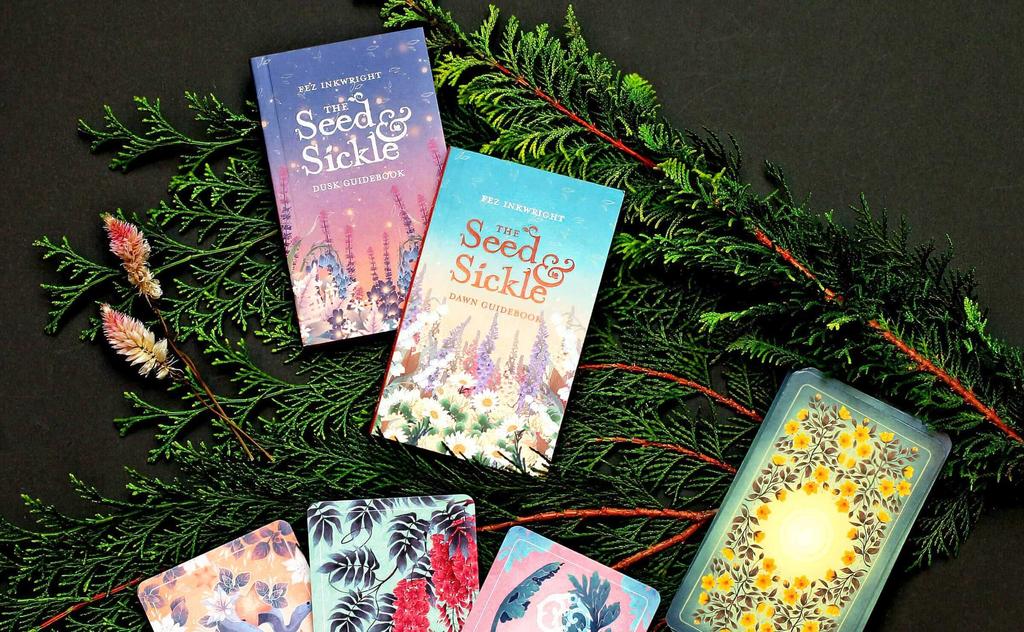 I.I.J Oracle Cards Seed & Sickle Oracle Cards, Japanese Edition, Affirmations, Fortune Telling, Japanese Instruction Manual Included, Authentic