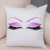 Home Decor Sexy Women Eyelash Pillow Cover Sofa Car Cartoon Eyes Print Cushion Cover Pillow Cover Funda De Almohada