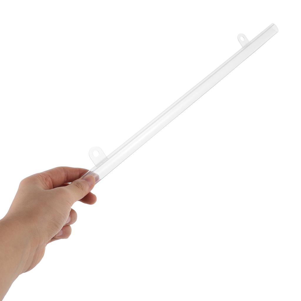10Pcs PVC Hanging Strip Waterproof Mall Supermarket Display Mount Rail Poster Frame Scroll Support Hanger Chain Hook Advertising