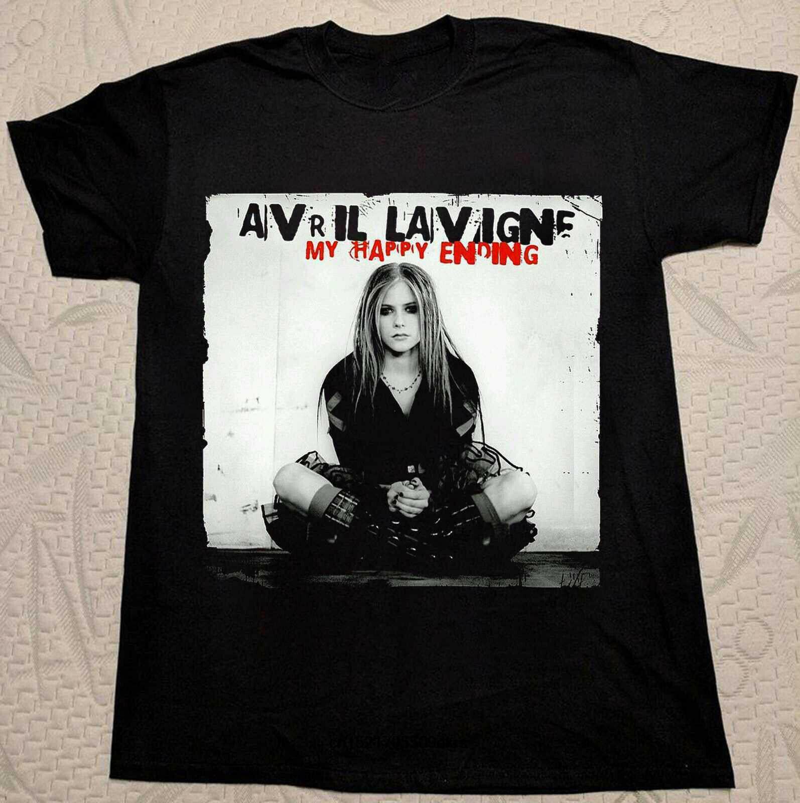 

Vintage Mein Happy End Avril Lavigne T-Shirt Short sleeve S to 5XL SB126 XL