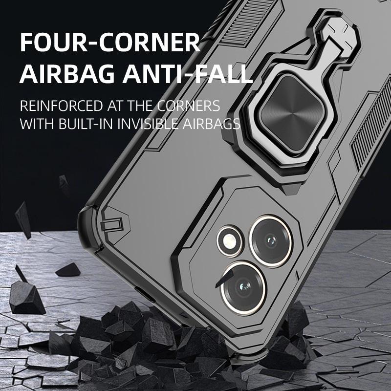 Kickstand Case For Honor 400 Pro 5G Honor 400 Lite Cover Lens Protection Ring Stand Magnetic Bracket Shell Fundas Coque