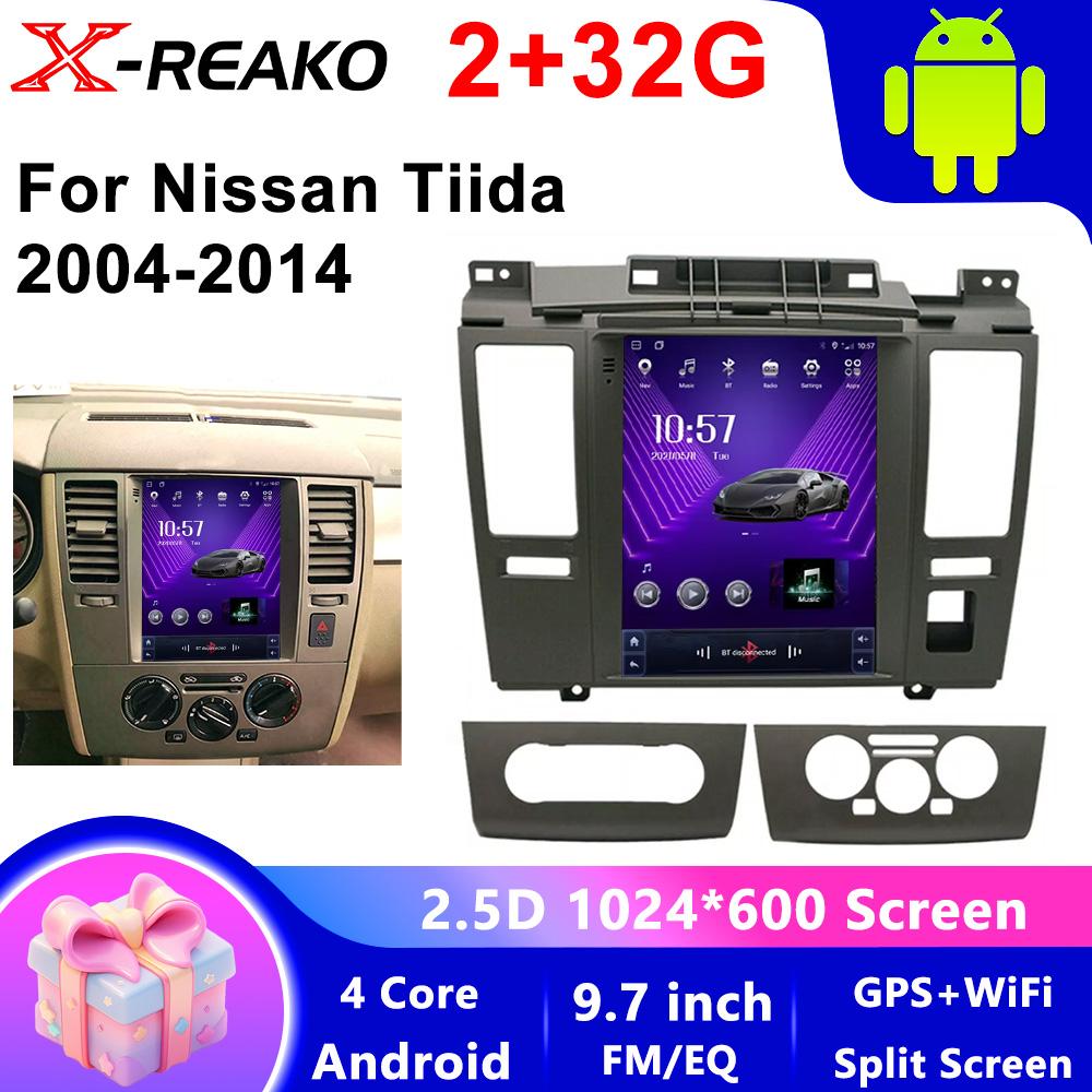 

9,7 Android для Nissan Tiida C11 2004-2013 Автомобильный Радио Мультимедиа Видео Плеер 2 Din GPS 4G Carplay Авто Стерео Головное Устройство RDS 4 core 2GB+32GB CP