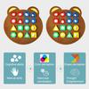 1 Set Geometry Shape Matching Game Toddlers Boys Girls Logic Focus Training Color Shape Learning Educational Toy