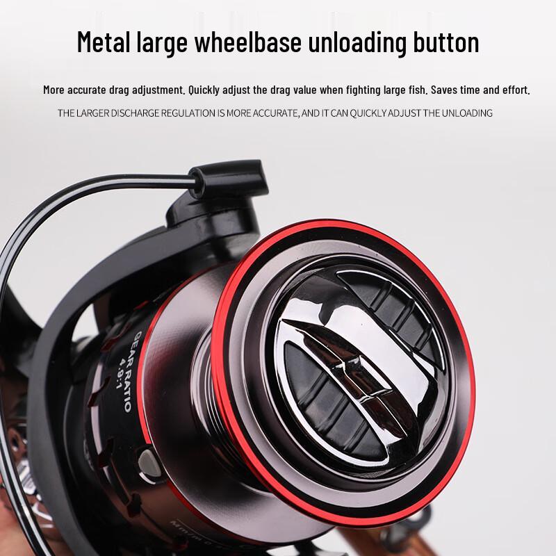 iosn Metal Spinning Fishing Reel
