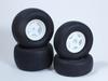 Spread World OPTION No.1 Wheels (White) & Slick Tires (Full Set) for Hornet EVOHornet Grasshopper ZX03-WH