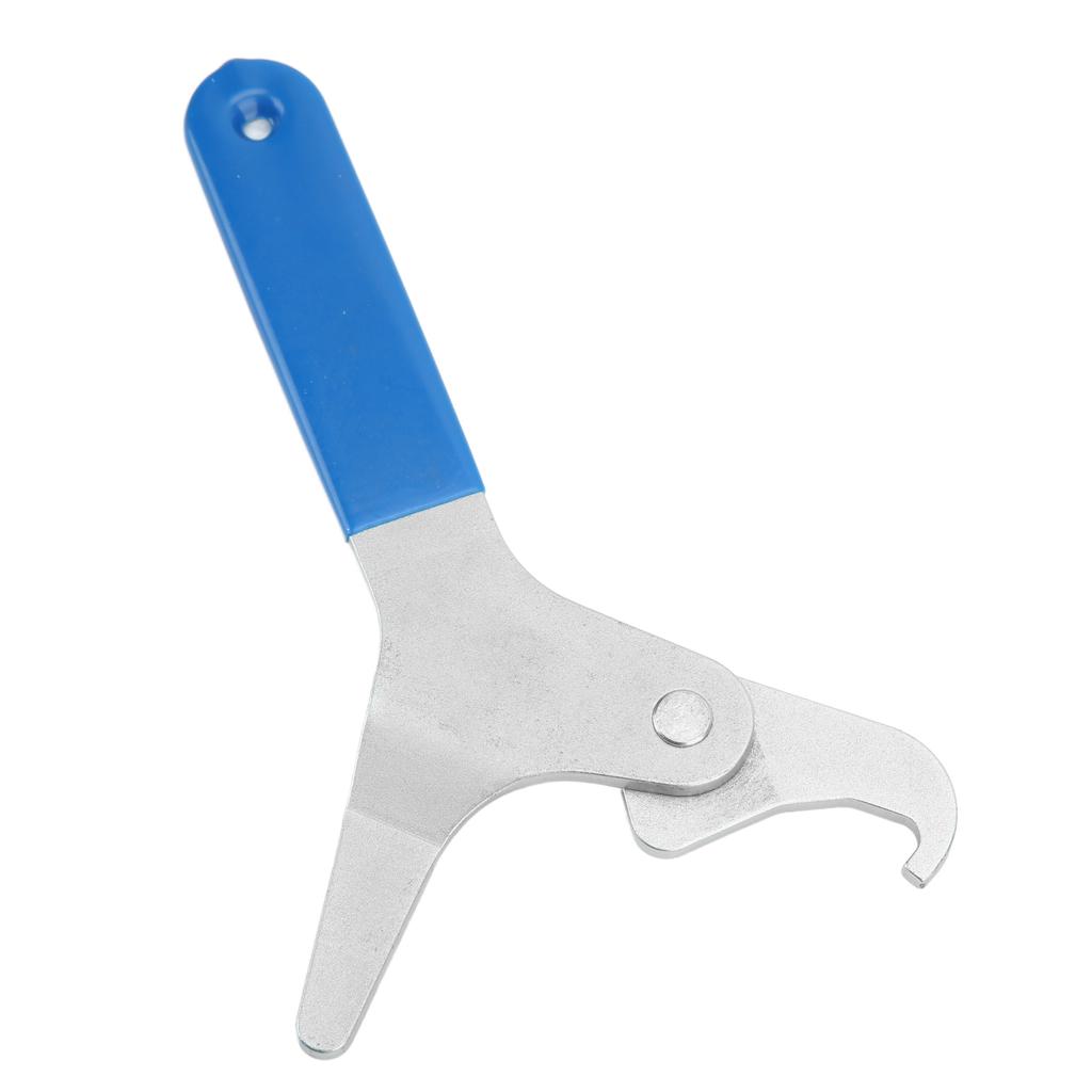 Motorcycle Shock Spanner Wrench Adjustable Hooked Jaw Anti Slip for 35mm‑75mm Spring Collars