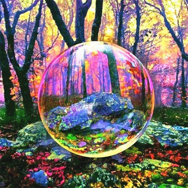 Diamond Mosaic Embroidery Bubble River Diamond Painting Full Square/Round Butterfly Landscape Wall Art