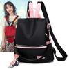 Large Capacity Oxford Cloth Daypack Polyester Contrast Color School Bag Shopping