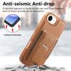 CASENEO For iPhone 16e Case with Foldable Kickstand TPU PU Leather PC Card Bag Magnetic Phone Cover  Compatible with MagSafe
