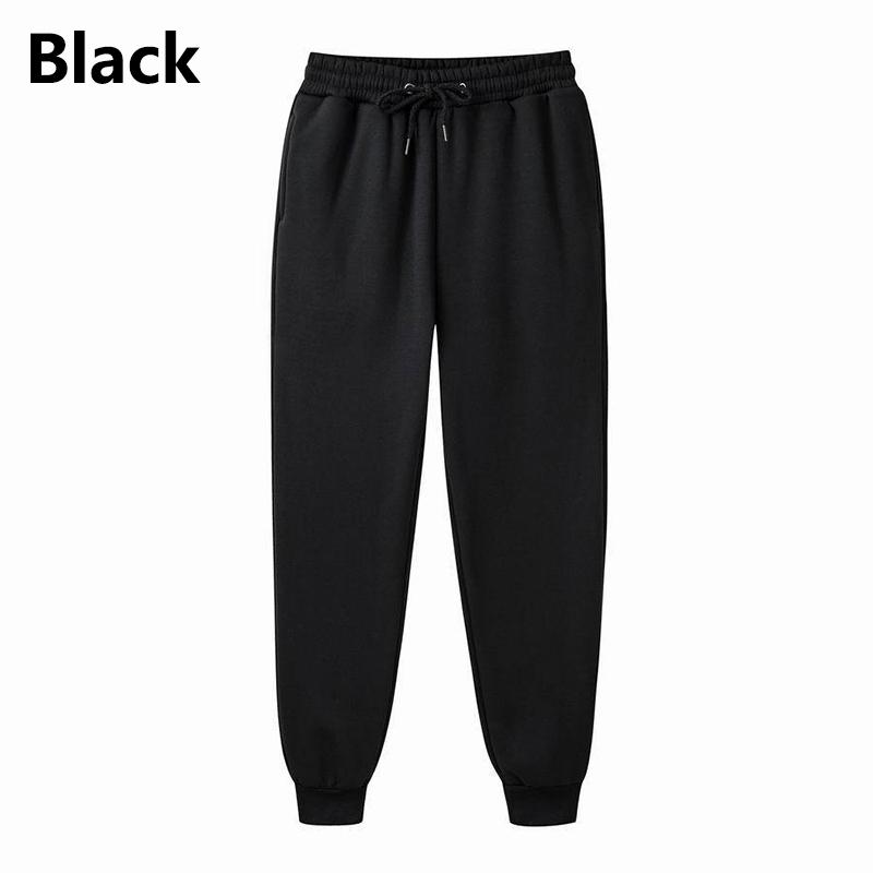 Men's Streetwear Sweatpants Sports Tracksuit Slacks Casual Joggers Sportswear Drawstring Black
