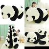 Adorable Panda Plush Toy Soft Cuddly Doll For Kids Creative Design In Various Sizes
