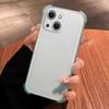 Case for iPhone 15 Plus 14 13 Mini Shockproof Airbag Bumper Casing Frosted Translucent Cover