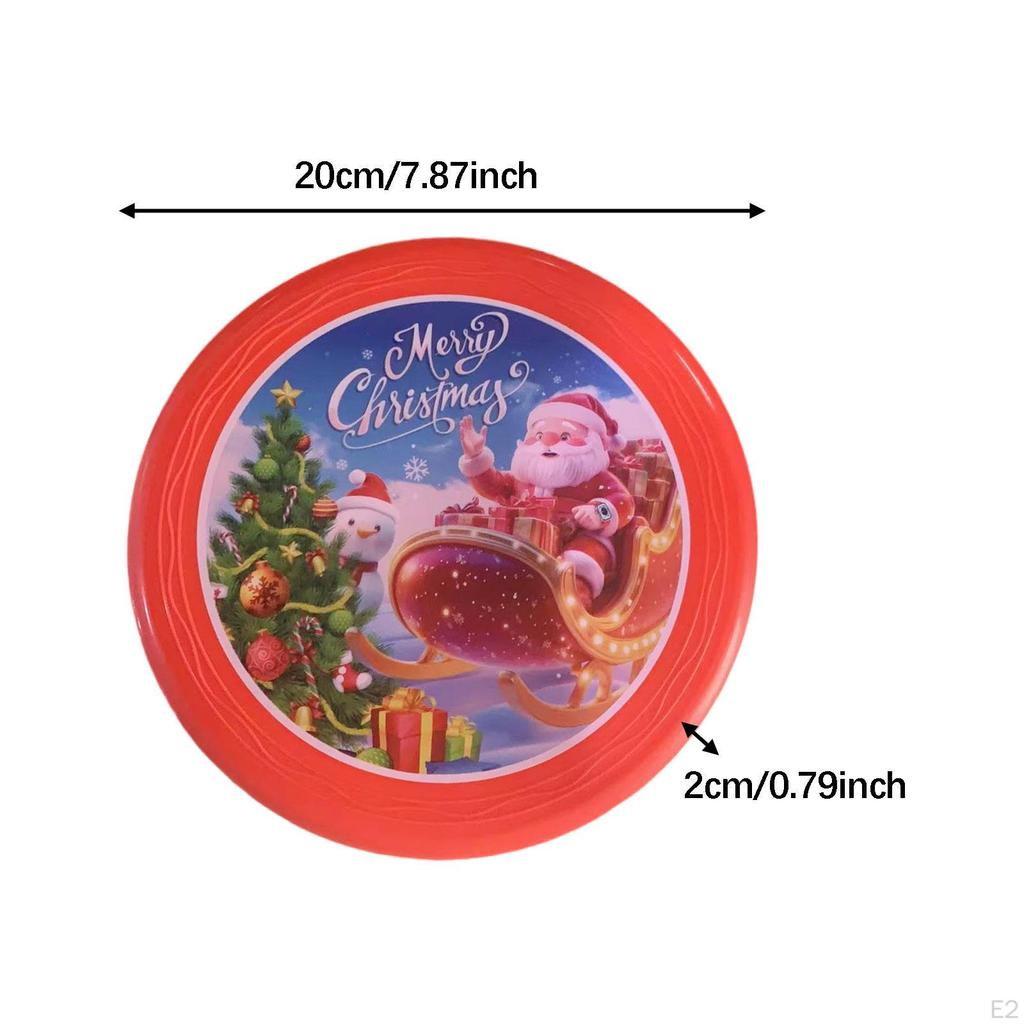 Flying Disc Toss Toy Saucer Party Favors 7.87inch Disk Flyer Throwing for Toddlers 4+