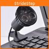 Versatile And Compact 3 Led Clip On Usb Notebook Lamp Perfect For Laptops And Keyboards