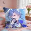 Kamisato Ayato Genshin Impact Cushion Cover Square Short Plush Pillow Case Living Room Sofa Home Decor Funda X
