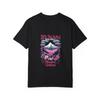 White T-Shirt Zeta Tau Alpha Mountain Weekend Floral and Mountain Scene Design for Outdoor Events and Casual Wear