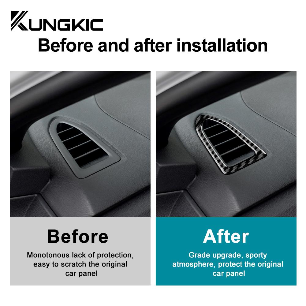 Real Soft Carbon Fiber Sticker For Subaru WRX/ WRX STI 2025 2025 2025 Car Side Air Vent Outlet Frame Interior Trim Accessories