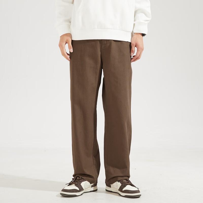 TonLion Men's Loose Straight-Leg Casual Trousers