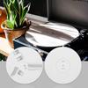 Turntable Cartridge Alignment Protractor Mat, 12 inch Anti-Slip Vinyl Record Mat, Acrylic Adjustment Tool Ruler for Turntable Accessories (Style A)