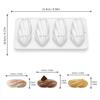 4 6 12-Cell Pistachios Design Silicone Chocolate Mold Food Grade Mousse Cake Mould Kitchen Bakeware Party Dessert Baking Tools