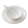 Taishun Gold Rim Ceramic Dinner Plate
