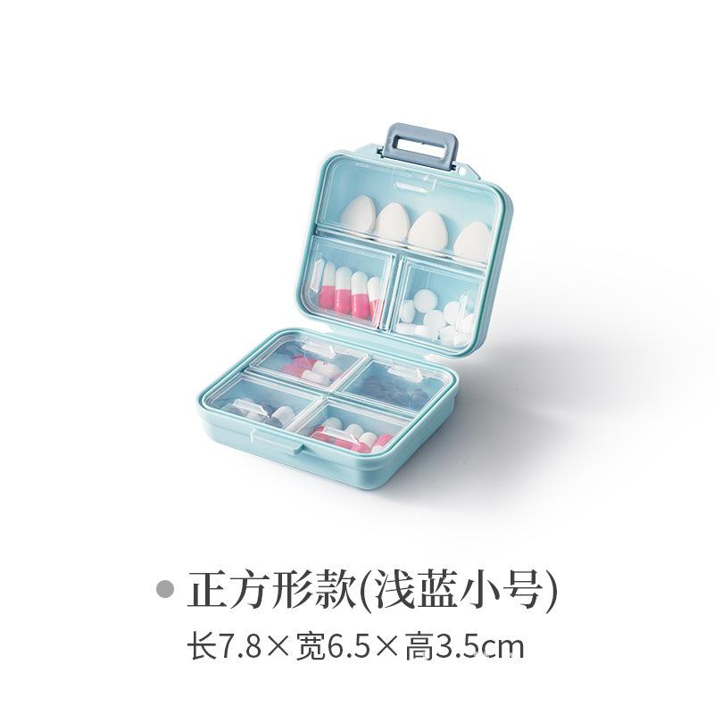 Portable Medicine Box Sub-packing Mini 7 Days Old Man Travel Pillboxes Large Capacity Storage Box