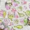 Sparkling Crystal Tit 4Pcs Stickers - Cute Spring Bird Relief Decals Ideal for Notebook Phone Case DIY Kids Girls Gift Presents