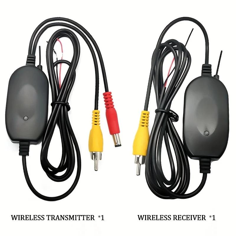 7" Rear View Backup Monitor Mirror Wireless 2.4g Reverse Camera DVR Kit For Car Truck Van