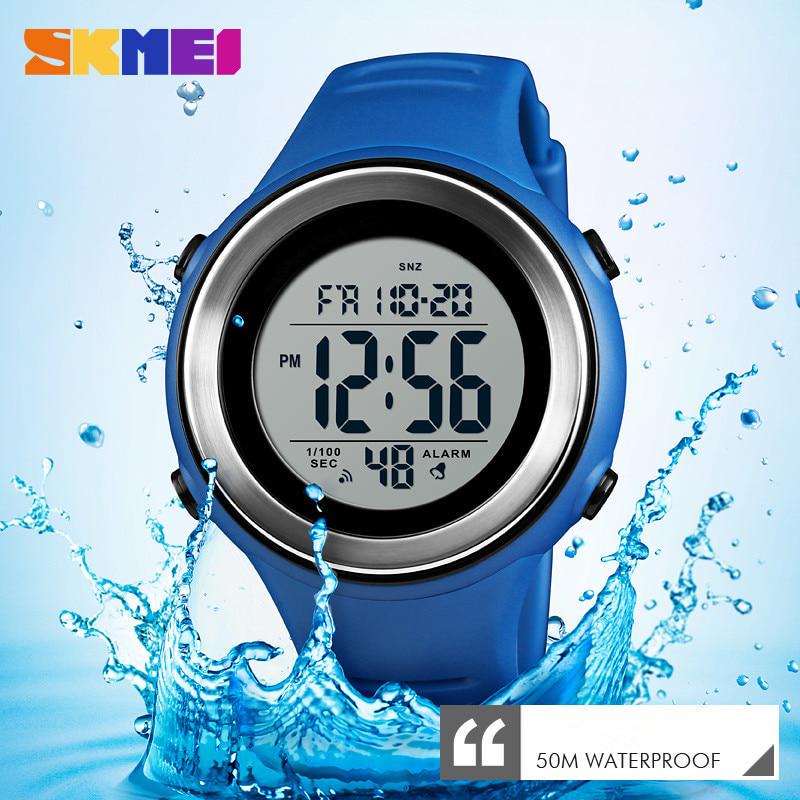 SKMEI Men Military Sports Watch Luxury LED Luminous Digital Waterproof Mens Watches Countdowns Clock