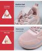 Women's Fashion Mesh Walking Shoes - Lightweight, Breathable, Non-slip, and Soft-soled Casual Sneakers for Spring.