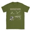 Game Marathon Collection  TShirt Men  Unique Pure Cotton Tees Crew Neck Short Sleeve T Shirt Plus Size Clothes