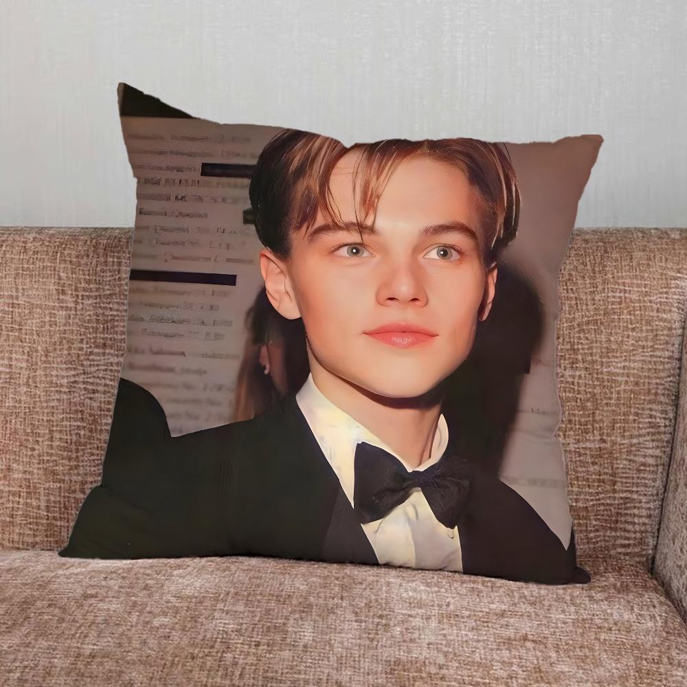 SCHAUSPIELER L-Leonardo D-DiCaprio Kissenbezug Für Zuhause Schlafzimmer Auto Büro Dekoration Wohnzimmer Sofakissenbezug Geeignet