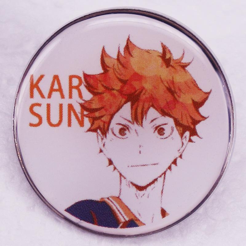 

Karasuno Volleyball Club Hinata Shoyo Brooch Badge