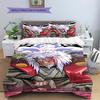 Cartoon Pattern Bedding Quilt Set Quilt Cover Pillowcase Home Decoration Birthday Gift (1 * Duvet Cover + 2 * Pillowcase, Without Core)
