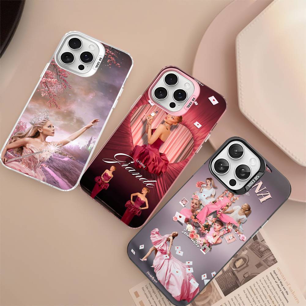 Custodia per Telefono A-Ariana G-Grande Per iPhone 16 15 14 13 12 11 17 Pro MAX Plus Pro Opaca Antiurto
