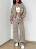 Outdoor Camouflage Herbst Und Winter Neue Europäische Und Amerikanische Damenbekleidung Retro Druck Anzug Damen