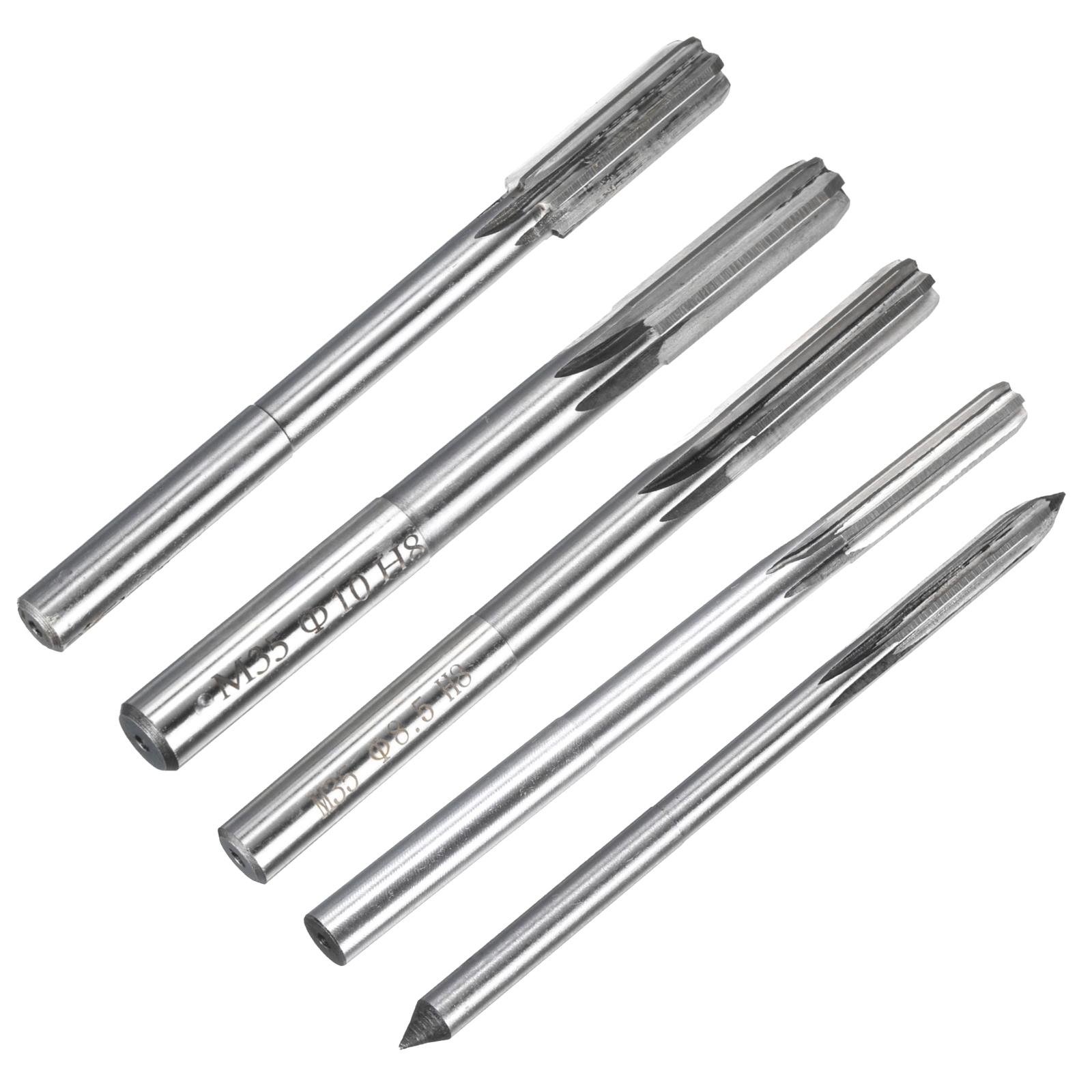 

Chucking Reamer 2.5mm-13mm H7 Machine Reamer Straight Flute M35 High Speed Steel Reamer Bit for Steel Aluminum Plastic Wood 4mm