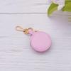 Convenient Keychain Jewelry Holder PU Leather Ring Case for Secure Storage of Accessories In a Compact Travel Size